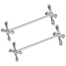 Magnifique repose-couverts en alliage de zinc (2 pièces)