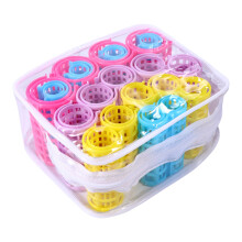 Hair Curlers Rollers, 20 Pcs Hair Rollers Multicolor Plastic Hairdressing Curlers for Hair Style