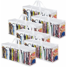 Sacchetti per riporre DVD, confezione da 6, neri