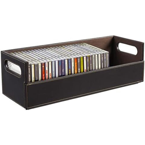 CD-förvaringslåda med magnetisk flik, 40-pack
