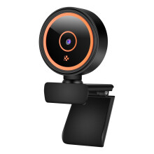 Cámara web 1080P, cámara web con micrófono, enfoque automático, mini cámara USB Full HD para PC, computadora portátil, cámara web de alta
