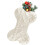 Meia de Natal para cachorro em formato de osso, tricotada, 42 cm (16,5 polegadas) 1