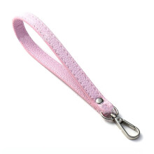 Porte-clés/bracelet CCOCC – Lanière minimaliste et légère en cuir synthétique avec fermoir simple, compatible avec les clés et les petits