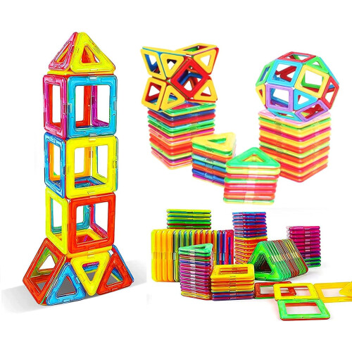 Set de construcție cu 30 de piese, plăci magnetice mari, pentru copii de 3+ ani