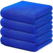 Torchons de cuisine gaufrés 100 % coton (lot de 12)