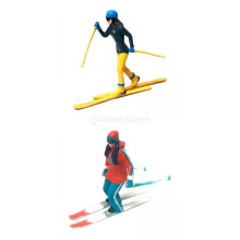, Miniature Model, Ski Figures, Landscape, Stage Layout, Decoration of