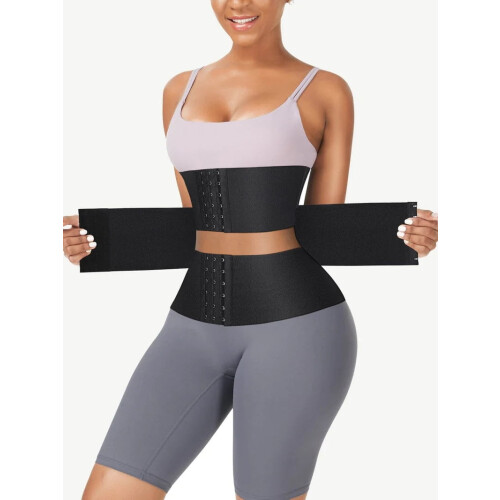 Tredelt magebind lateks mageomslag shapewear