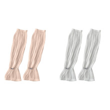 Women's Long Mesh Sleeve,Cute Ultra-thin Ice silk Sun ProtectionsCooling Mesh Arms Legs Sleeves,Breathable Fingerless Gloves Accessories