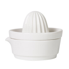 Tineasur Ceramic Labor-Saving Fruit Squeezer Easy Operation for Kitchen White 1Pc