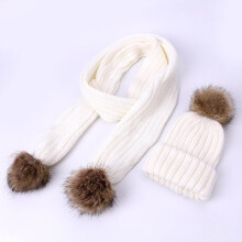 Sraith Meaitseála do Pháistí Cailíní Buachaillí Scairf Infinity do Leanaí Óga, Hata Beanie, Eireaball, Pacáiste Clúdaigh Ceann