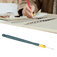 Sticknadel mit Kunststoffgriff - Dunkelgrün