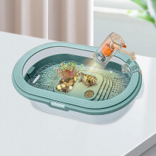 Aquarium pour tortues, habitat pour petits reptiles et grenouilles
