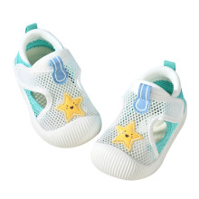 Itsun Baby Walking Shoes,Baby First Walking Shoes Boys Girls Infant Sneakers Crib Shoes Breathable Lightweight Slip On Shoes Green 2.5-3 Years