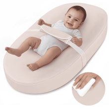 Baby Changing Pad, Wipeable Baby Changing Station for Diaper Change and Dresser, with Waterproof PU Cover and Non-Slip Bottom, Portable,Pink