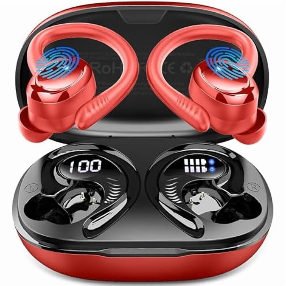 Zlc Wireless Sport Earbuds With Earhooks, Bluetooth 5.4, 9450273240398