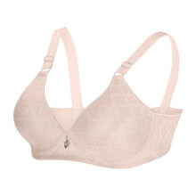 Bequeme, weiche BHs mit Print für Damen mittleren und höheren Alters, verstellbare Träger, große Größen M-2XL