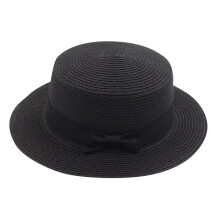 Kids Girls Boys Summer Fedora Straw Hat Wide Brim Floppy Beach Sun Cap Visor Hat Sun Hats P