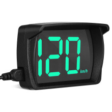 YEAHIBABY Universal Car Display Precise Speed Tracker Uninterrupted Functionality Black