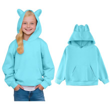 Bluzy z kapturem i swetry dla dziewcząt Bluza z kapturem dla dziewcząt z długim rękawem, miękka bluza z kapturem z grafiką, urocze swetry,