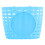 OUNONA Handlebar Bike Basket Rectangular Plastic Sky-blue Practical Design For Children 1Pcs 1