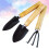 Haveske med træhåndtag og poleret hoved 1