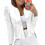 Blazer da donna con paillettes, maniche lunghe, taglio corto 1