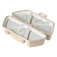 Múnla Onigiri Triantánach 6-in-1, PP atá sábháilte le húsáid i miasniteoir