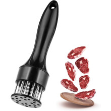 Meat Tenderizer Tool with Ultra Sharp Stainless Steel Needle Blades, Compatible with Sharp – for Steak, Beef, Poultry, BBQ & Marinade