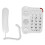 Kablet fasttelefon for eldre med store taster og tydelig 1