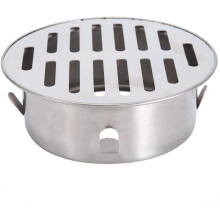 Couvercle de siphon de sol rond en acier inoxydable