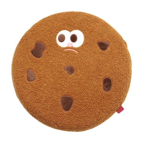 Cookie-Shaped Seat Cushion with Washable Cover