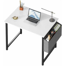 Computer Desk White 31 Inch for Small Spaces