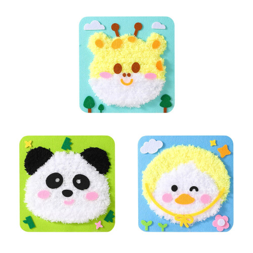 Kit de broderie cu fire și material nețesut, 8,25 in
