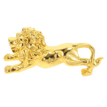 Sculpture de lion en résine, statue de lion sauvage, décoration de table pour la maison.