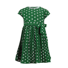 Rochie de plajă pentru mamă și copil, cu buline, talie înaltă, cu dantelă, pentru mamă și fiică