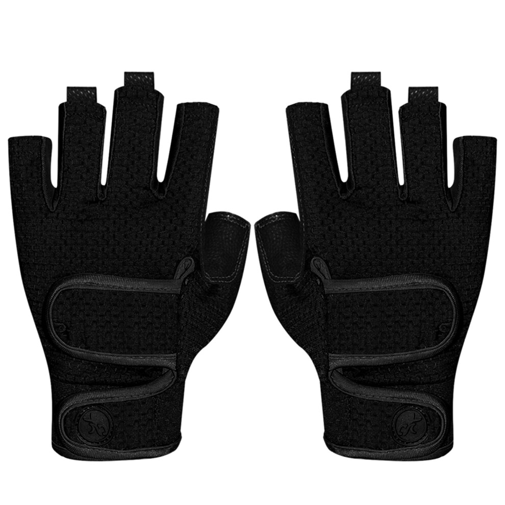 Gloves Sailing Gloves 3/4 Short Finger Cycling Gloves For Men And Women Fishing Kayaking Paddling Sailing Workout Gloves 9557311788642