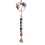 7-Chakra stenfönsterhängande ornament 1
