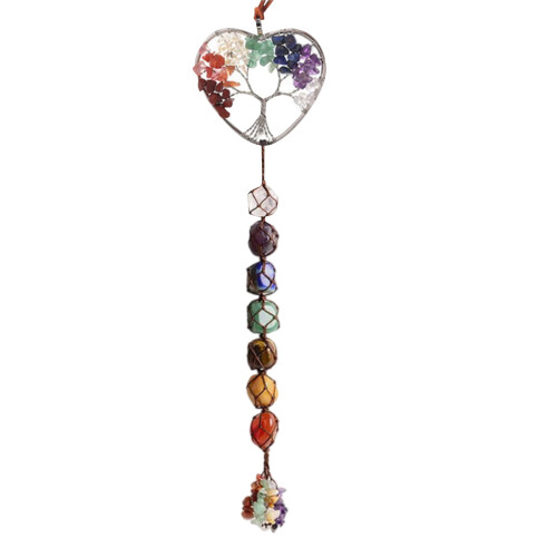 7-Chakra stenfönsterhängande ornament