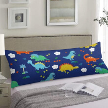 Dinosauriekropp Örngott Blått 60x133 cm
