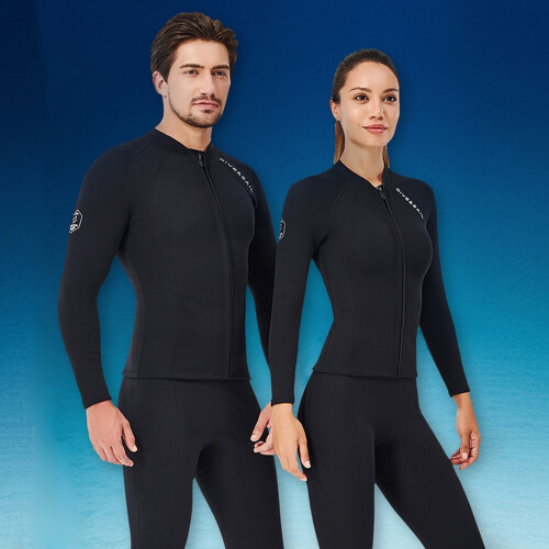 Women's 2mm wetsuit with front zipper