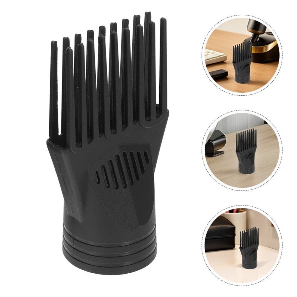 Black Ounona Hair Dryer Comb Attachment Plastic With Even Heat Distribution