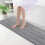 Chenille gestreept badkleed 59x20 inch 1