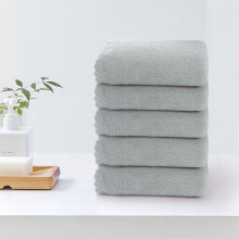 Lot de 5 serviettes de bain en velours doux et absorbant, motif ananas uni, gants de toilette de qualité supérieure pour salle de bain, cuisine,