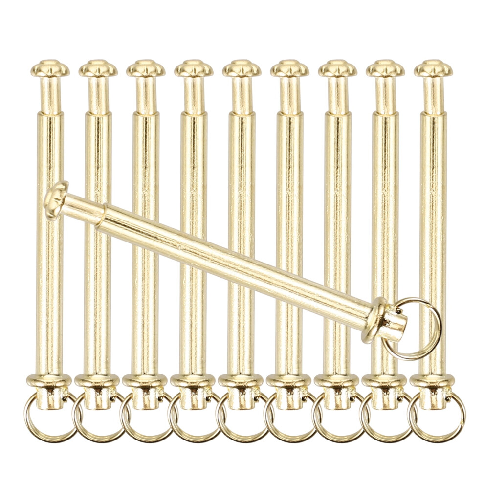 Whamvox 10 Sets Of Folding Hand Fan Shaft Rivets And Nuts Repair Kit Solid Shaft Replacement Fasteners 9557311791017