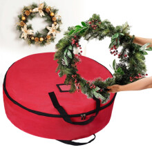 Julekransopbevaringspose 60 cm, 600D polyester med
