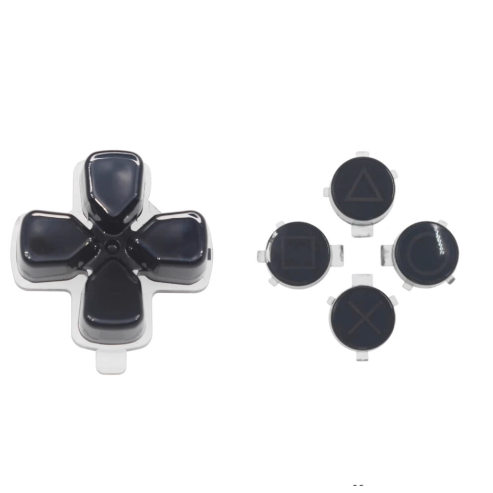 Ps5/Ps5 Slim Crystal Buttons - Colorful Diy Replacement D-Pad & Function Buttons, Transparent Custom Gamepad Buttons For Ps5 Dualsense Controller 9557311294082