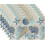 Σουπλά από λινό σετ 6 τεμαχίων – Ocean Coral Shell Design 1