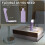 Lampe USB pliable 500 mAh lumière violette compacte 3