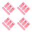 48Pièces Protège-Crayon Silicone Rose Confortable Pour Et École 4