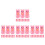 48Pièces Protège-Crayon Silicone Rose Confortable Pour Et École 6